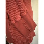Morhuduck Heavy Waffle Knit Thermal Long Sleeve Thumb Holes Top Shirt Woman’s S Red Photo 3