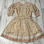 Cleobella  Dallas Mini Dress in Carnation Print Size Medium. NWT Photo 4