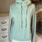 True Craft Sweatshirt Soft Shop Mask Hoodie  Teal Green Womens Medium New Photo 3