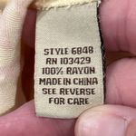 Tahiti Reef Club Dress Womens Large Yellow Pink Hawaiian Floral Beach Tropical Photo 2