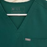 FIGS  Green V-Neck Scrub Top Only Photo 1
