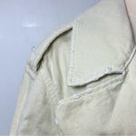ZARA  Cotton Long Trench Coat Belted Cream White size L 8197 734 Photo 13