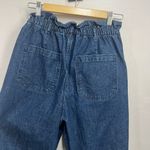 Gap Jeans Womens 6T Blue Denim Paperbag Regular Fit Elastic Waist Pull On Photo 5