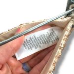 Adrianna Papell NWT Rose Gold Sequin High Waist Pull-On Pencil Midi Skirt Medium Photo 6