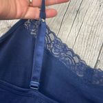 Catherines  Suprema Collection Tank Top Navy with lace detail size 2X Photo 4