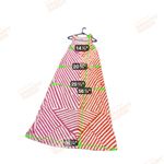 Loft  pink and orange white striped rope belt‎ sleeveless maxi dress Size Large Photo 7