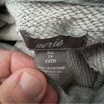 Aerie Oversized Turtle Neck Long Sleeve Pullover Sweatshirt XS Women’s Gray Photo 3
