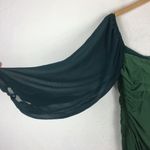 Princess Polly  Aleena Green Ruched Mini Dress Size 12 Long Balloon Sleeve Photo 10