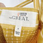 The Great The Laurel Dress Cotton Sundress Stripe Size 0 Gold Photo 10