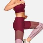 Outdoor Voices Athena Crop Top High Neck Cabernet Burgundy Size Small Photo 3