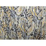 Elan  Black & Gold Paisley Print Tiered Maxi Dress Women's M Metallic Romantic Photo 6