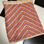 Forever 21 F21 Crochet Multicolor Pastel Knit Skirt Pink Cream Purple Orange Med Photo 6