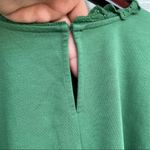 Ann Taylor Womens Shirt Green Knit Blouse Eyelet Lace Trim Short Sleeve Large Photo 7