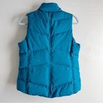 Lands' End Land’s End Down Puffer Vest in‎ Teal blue/green, Zipper Front, Size XS Photo 8