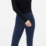 Everlane The Side-Zip Stretch Grey Cotton Pant Photo 0