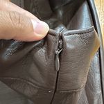 Babaton  Brown Vegan Leather Pencil Skirt Photo 7