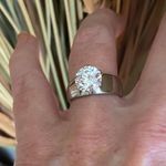 High Polished Stainless Steel AAA Grade CZ Ring Size 7,8,9 Photo 3