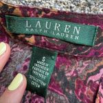 Ralph Lauren Lauren  Paisley purple pink maroon Blouse Photo 1