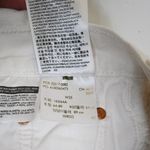 Levi's 501 Women's 25 Button Fly Denim White Shorts Photo 9