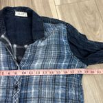 Bella Dahl  plaid button down shirt size medium Photo 4
