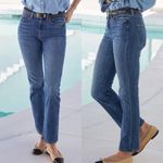 AYR  The Pop Straight Leg High Rise Medium Dark Wash Icon Photo 7