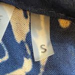 Soft Surroundings  blue beige floral tunic dress size small‎ Photo 5