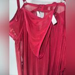 Cosmopolitan NWT ‎ Babydoll Red Lace Mesh Nightgown 2 Piece Set Size 3X Photo 5