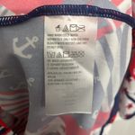 D & Co Beach Coverup Dress Patriotic Nautical USA Boat Size Large Pink Photo 10