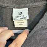 Simply Southern  womens scrub life graphic long sleeve t-shirt gray small Photo 4