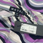Motel Rocks Urban outfitters Purple Zebra Striped Pants Size Small nwt Photo 3