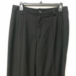 Commense Women's High Waisted Pleated Straight Leg Trousers Black Size Large NWT Photo 3