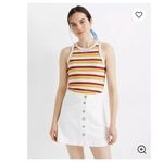 Madewell NWT  Stretch Denim‎ A-Line Mini Skirt Photo 1