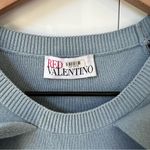 Red Valentino Abito Maglia Mini Dress in Blue Photo 4