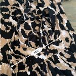 Diane Von Furstenberg NWT  X Target Halter Neutral Leopard Jumpsuit Size Small Photo 5