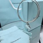 Tiffany & Co. Vintage Triple Wire Heart Tag Bangle Bracelet .925 Silver – 7.5” Photo 4