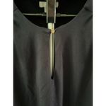 H&M  Women's Navy Blue Short Sleeve Polyester‎ Blouse Size Small Photo 2