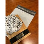 Loft THE  Women's Blouse Polka Dot Large Tie White Black Work Office Top‎ Shirt L Photo 7