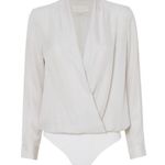 Michelle Mason  Chiffon Bodysuit Photo 3