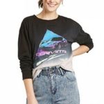 🆕 Chevy Corvette retro graphic ombré shirt Size XS Photo 0