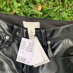 H&M NWT  FAUX LEATHER PANTS Photo 2