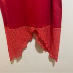 My Michelle Vintage  Rose Midi Slip Dress Beaded Straps Scarf Hem Fairy Whimsical Photo 9