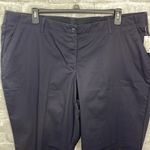 Lands' End  Navy Twill Straight Leg Pants Photo 1