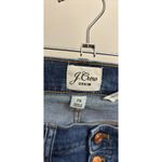 J.Crew  Jeans Womens 26 Blue Vintage Straight High Rise Button Fly Raw Hem Photo 3