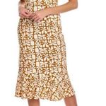 Hutch NWT /Anthropologie Jolie Floral Slim Mermaid Bustier Midi Dress XL Photo 0