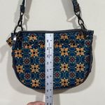 Lug Swivel Convertible shoulder Bag tiles teal purse Photo 7
