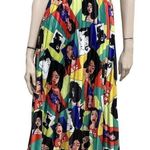 Colorful Pop Art Pleated Long Skirt M Size M Photo 0