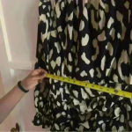 None Women Multicolored Allover Print  Sleeve  Ruffle Dress size S Photo 9