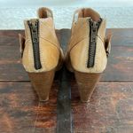 Very Volatile  Tan Leather Heeled Ankle Boots w/Buckle 3" Size 8.5 Photo 1