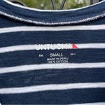 UNTUCKit Women’s Cozette Navy & White Striped Cotton Maxi Tank Dress Size S Blue Photo 1