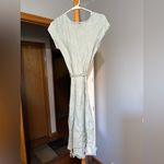 Euro Linen Belted Midi Dress Photo 1